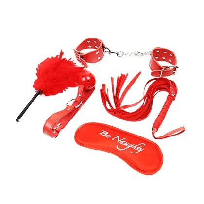 BE NAUGHTY BONDAGE PLAY BDSM KIT BDSM-023